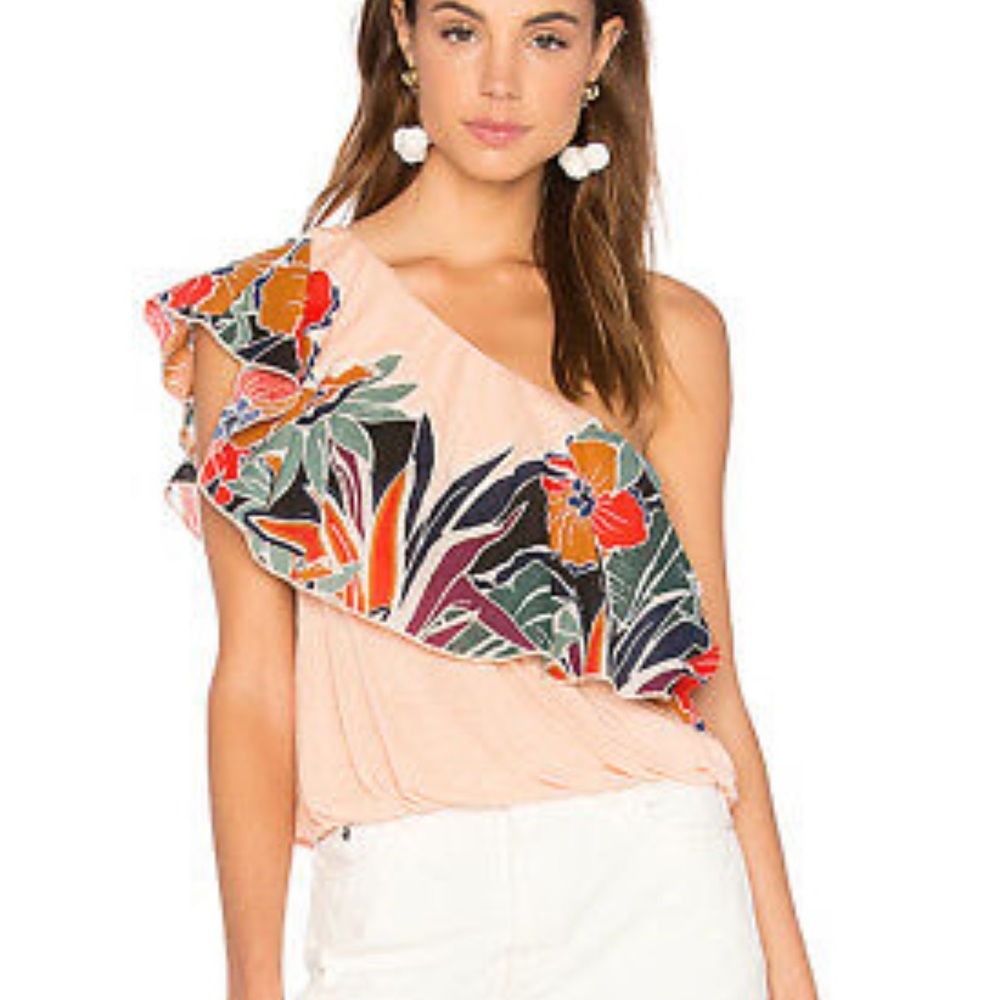 Free People Annka floral shirt